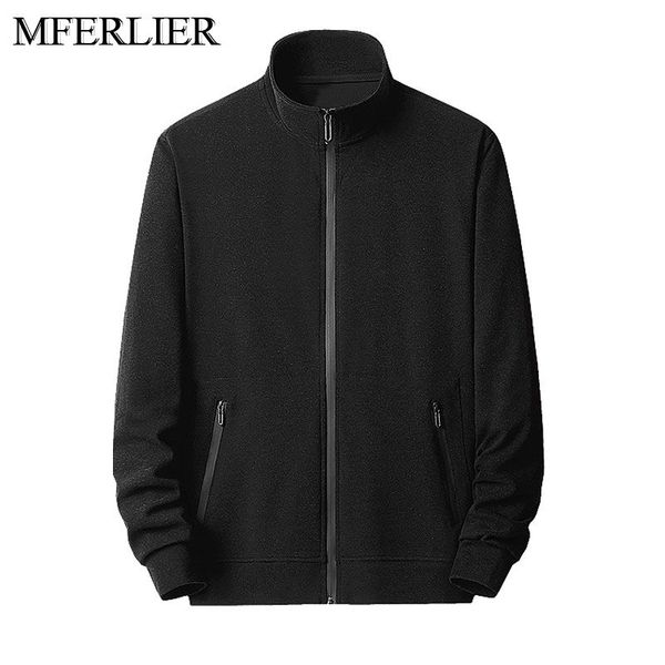 

autumn winter men jacket 5xl 6xl 7xl 8xl bust 138cm plus size long sleeve jacket men, Black;brown