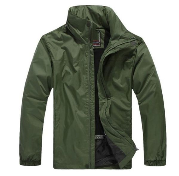 

men's designer jacket male brand windbreaker zipper waterproof coats men fashion hooded jackets m-5xl, Black;brown