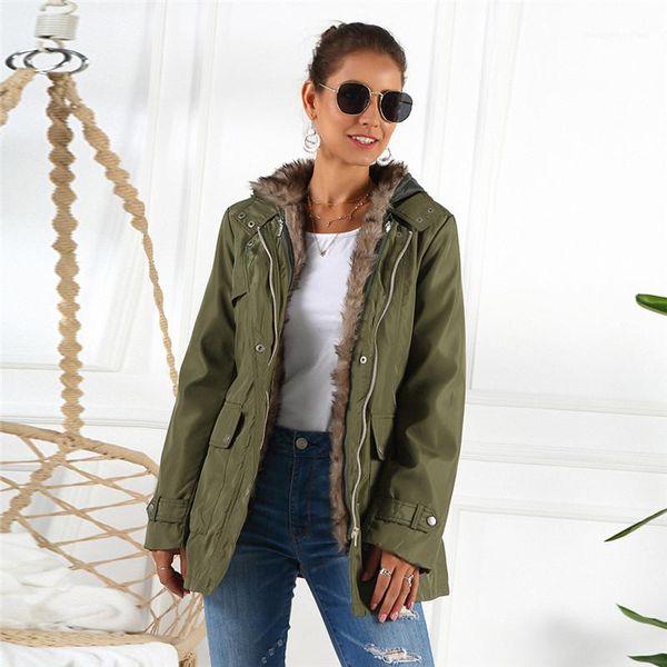 

coats fashion liner detachable warm winter jacket casual womens long sleeve coats womens designer solid trench, Tan;black