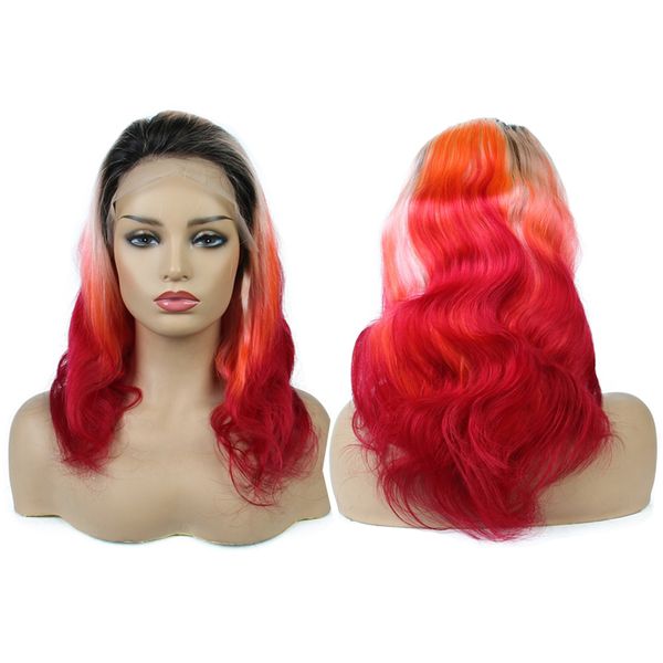 

colorfull human hair full lace wigs pre plucked natural hairline with baby hair body wave brazilian remy hair lace front wigs bleached knots, Black