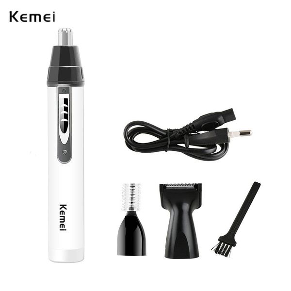 

km-6651 abs personal electric acheter tondeuse nez for man & woman eyebrow ear nose trimmer removal clipper shaver rechargeable nlddd
