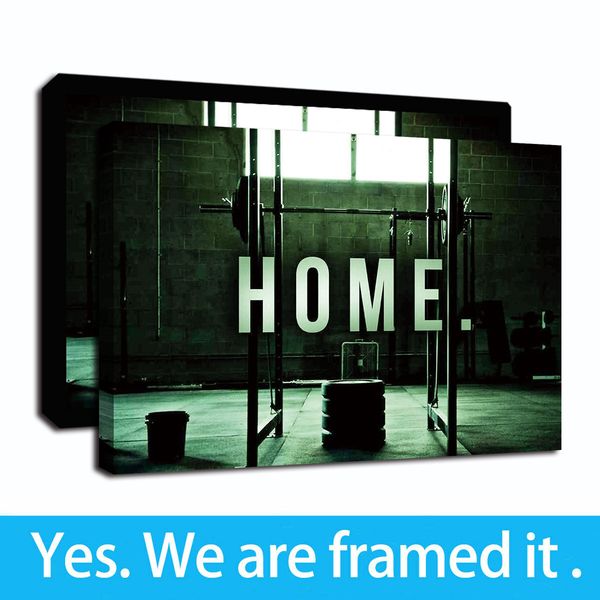 

ym - body building keep fit muscle exercise work out painting framed art canvas print oil painting on canvas wall decor