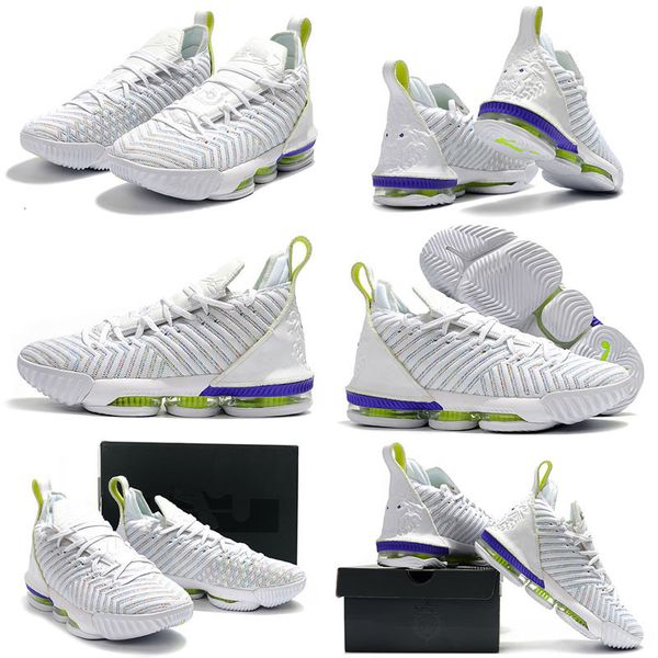 

new style lebron 16 sb superbron men basketball shoes trainer good quality white varsity 16 mens athletic sports shoes, Black