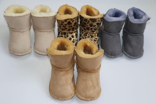 

2019 очень толстый ребенок дети snow boots первый ходунки зима искусственный мех малышей обувь младенческая младенца мальчика девушки пинетк