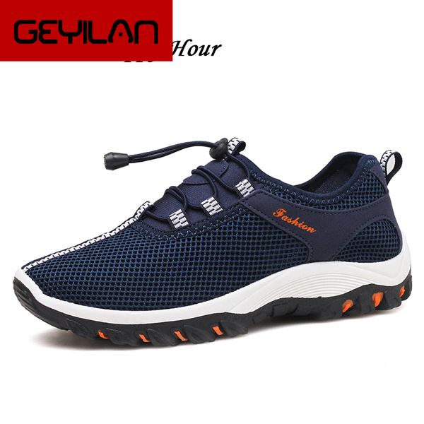 

new fashion spring summer mesh shoes men sneakers hard outsole breathable male casual shoes zhk263, Black
