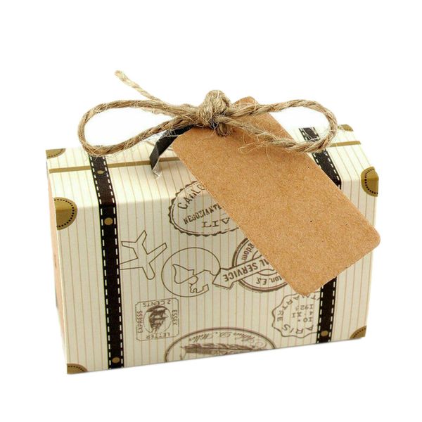

practical vintage mini suitcase sweet cake candy box wedding party favor gift boxes