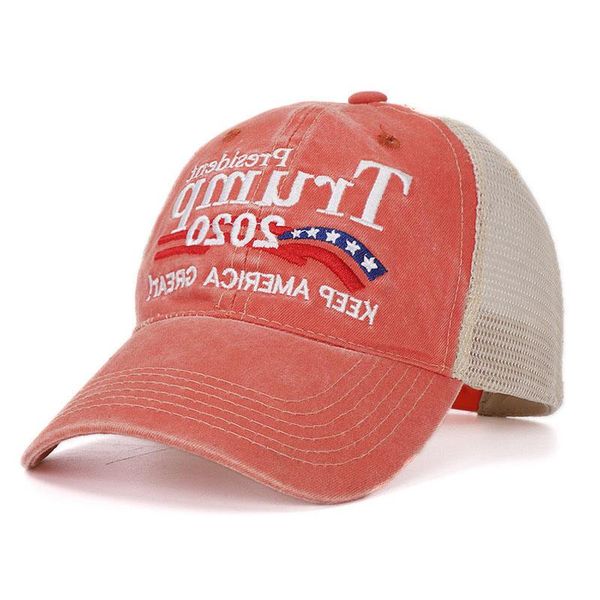 

republican donald trump 2020 baseball cap mesh hat new make america great again caps embroidered president trump cap yvpif, Black;white