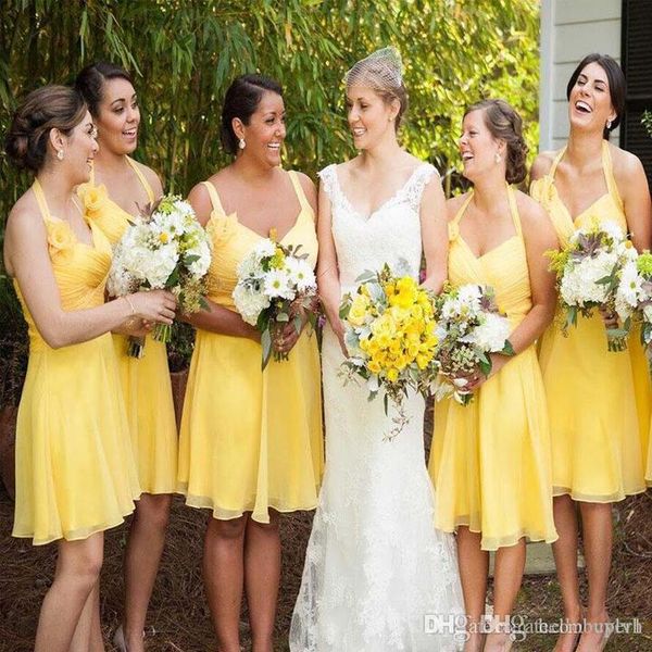 

2019 new arrival a line chiffon short bridesmaid dresses simple designs plus size maid of honor dresses african party prom gown dress, White;pink