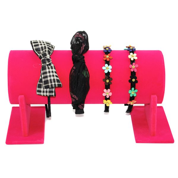 

new jewelry display stand headband holder hairband showcase headpieces organizer decorative chains storage dnj998