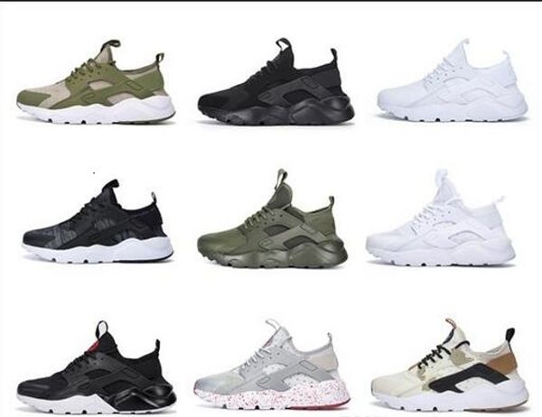 

factory online store wholesale huarache 4 running shoes men women good quality huaraches sneakers trainers sneaker big size 45 us11