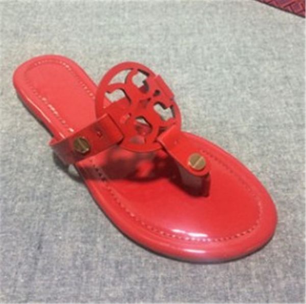 Womes Luxury Sandals Tory Classic Comfortable Flip Flops Multi