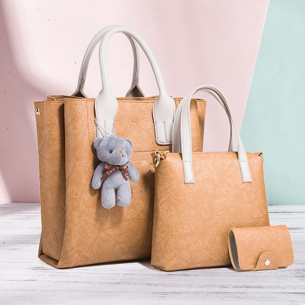 

2020 new child mother bag three-piece single shoulder oblique span bag for women's