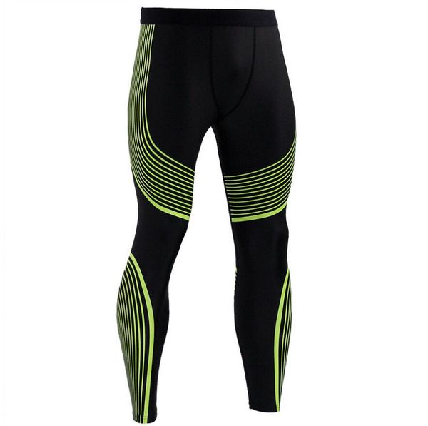 

summer sports pants printed bodybuilding trousers fitness pants streamer printing fight solid color high strength elastic tight clothing, Black