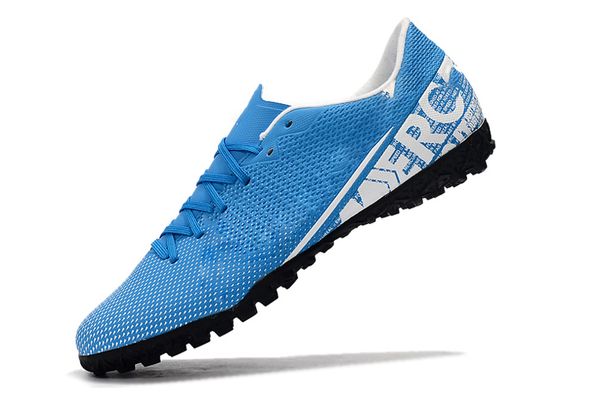 

2019 mercurial vapors xiii tf assassin 13 vapors soccer boots men blue low grass nail designer football shoes