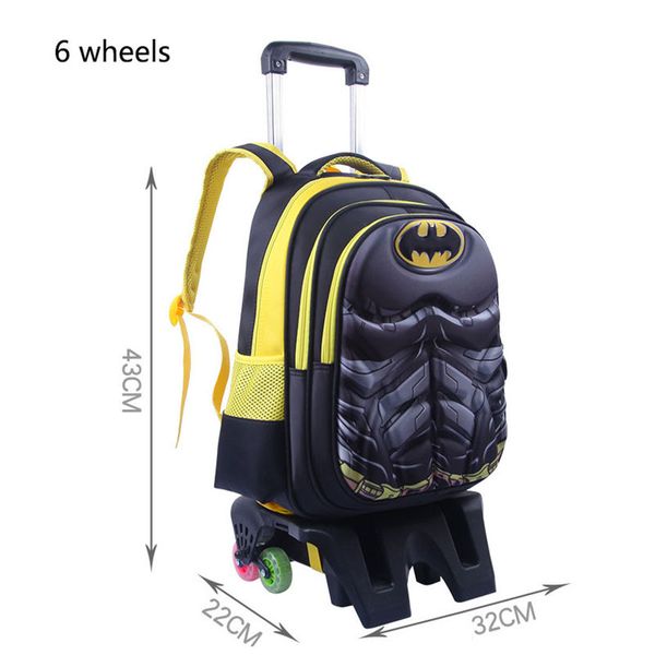 

kids wheeled school bags boys girls trolley school bag luggage backpack removable children bags with wheels