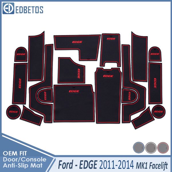 

anti-dirty pad for edge facelift stickers accessories 2011 2012 2013 2014 accessories door groove gate slot coaster