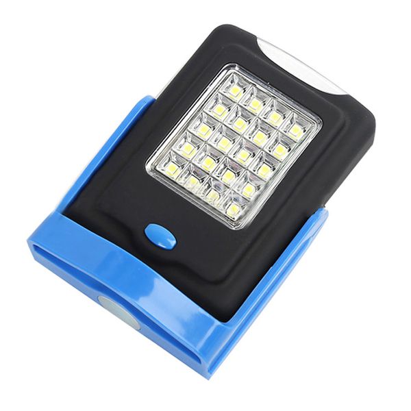 

led work light flashlight for home, auto, camping, emergency kit blue