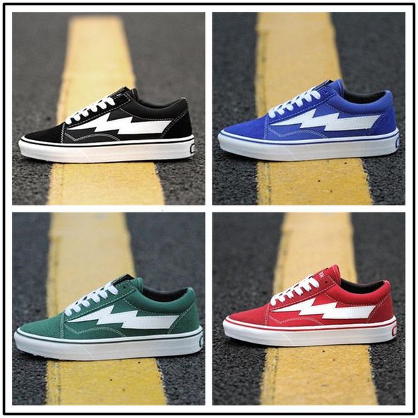 

new arrival revenge x storm old skool classic black white red blue green light men and women casual shoes sneakers skateboard shoes