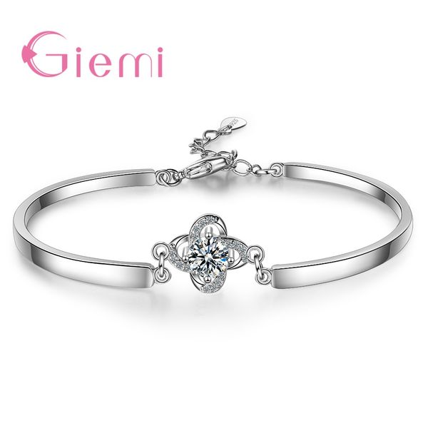 

s90 silver bracelets vintage style sparkling cubic zirconia sale fashion jewelry girls party engagement wholesale, Black