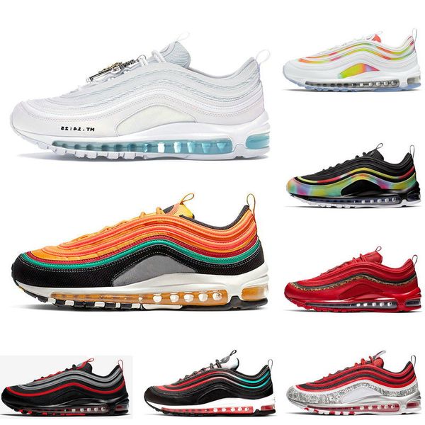 

2020 mschf x inri jesus bred mens balck metallic gold throwback undefeated 97s have a day running shoes south beach og sports sneakers