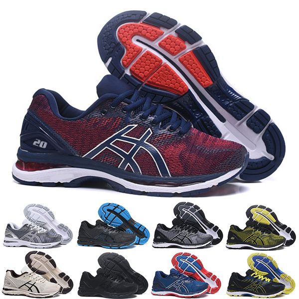 

Mens running shoes Brand GEL-Nimbus 20 mens designer trainers shoes red black white blue comfortable runners sports sneakers size 40.5-45
