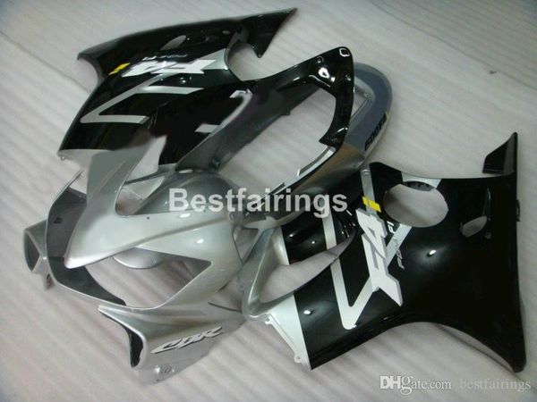 Kit de carenagem de personalização sem moldagem por injeção para Honda CBR600 F4I 04 05 06 07 Silver Black Fairings Conjunto CBR600 F4I 2004-2007 IY09