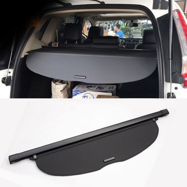 

rear tail trunk cargo cover security shield shade 1 piece black for cr-v crv 2017 2018 car-styling accessories