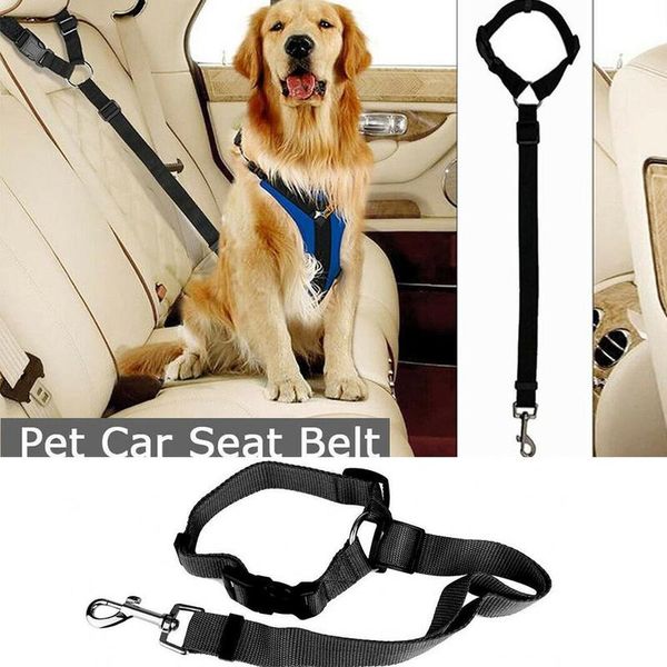 

universal 95cm nylon dog cat pet adjustable safety belt car seat belt harness leash travel clip strap lead dog pet lead leash