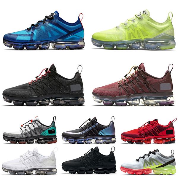 

fashion brand vamaxpor 2019 cushions run utility running shoes black white volt golden reflective designer men women trainers sport sneakers, White;red