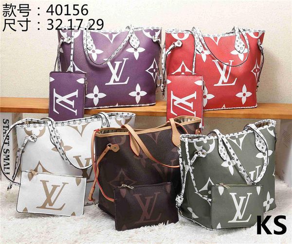 

Ladie de igner handbag fa hion brand ladie ca ual houlder bag 2pc et of pu leather handbag