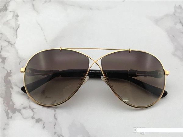 

new fashion designer sunglasses 4217 pilots frame with popular style elling protection eyewear uv 400 lens, White;black