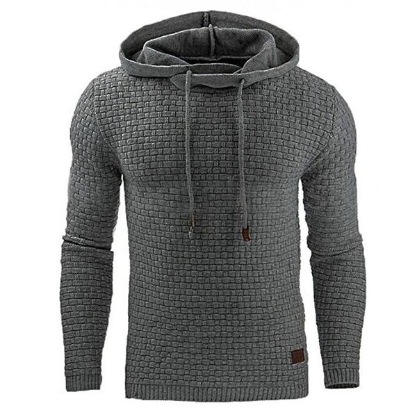 

2019 new hoodies men brand male plaid hooded sweatshirt mens hoodie tracksuit sweat coat casual sportswear m-4xl drop shipping, Black