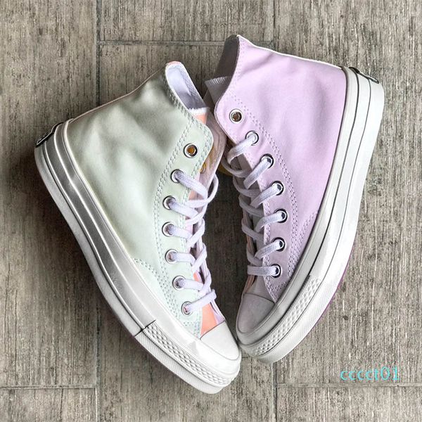 

chinatown market x convas chuck 70 uv canvas shoes designer psensitive color casual shoes lovers canvas color sneakers with box ctt1, Black