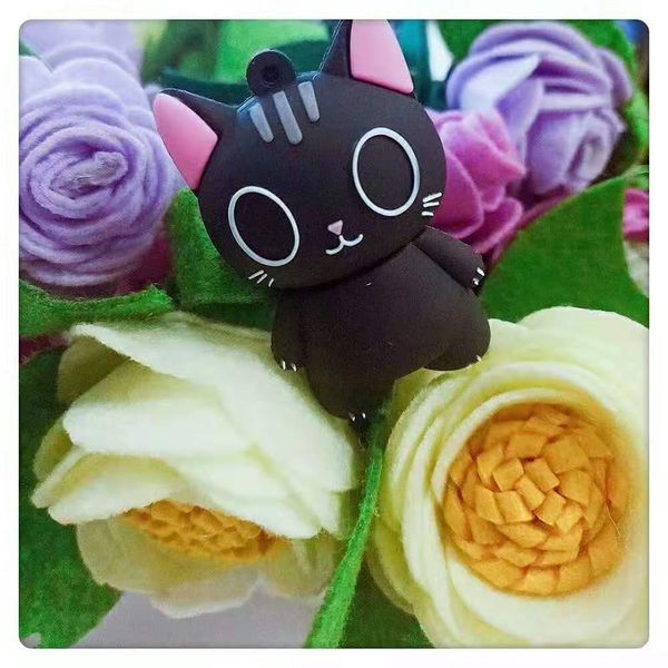 

2020 new usb flash drive disk 4g black case soft usb memory stick pen drive gift pendrive 32gb 8g 16g christmas gift