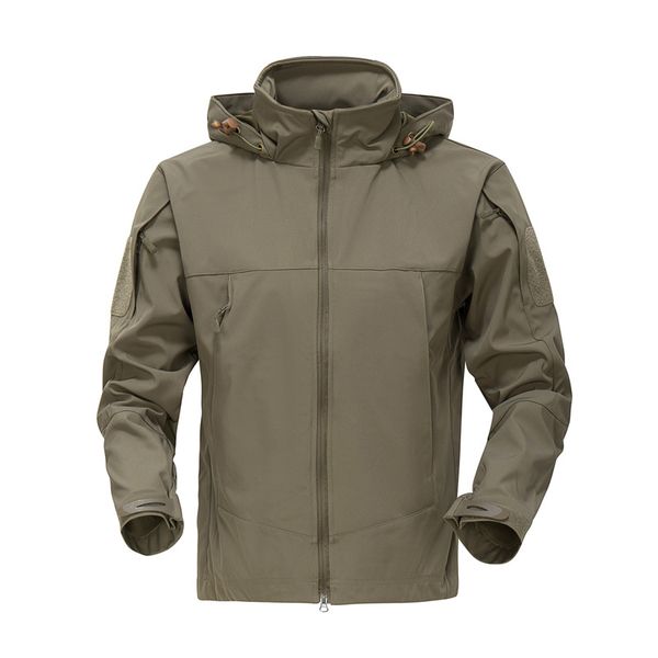 

soft case trench coat thin men's breathable not plus velvet stand-collar hard case raincoat jacket