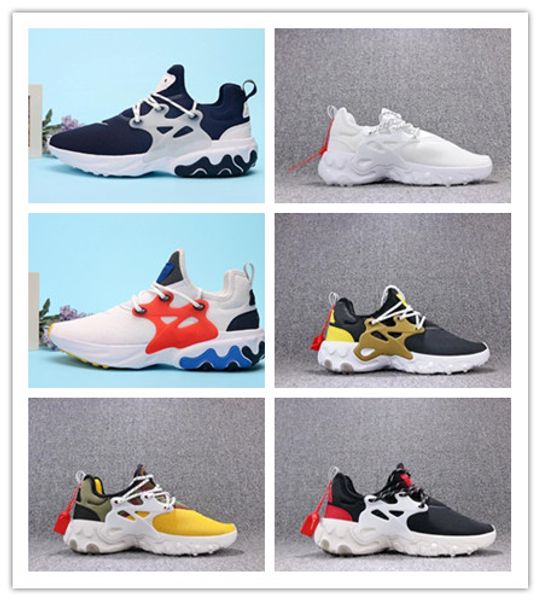 

2019 react presto кроссовки психоделический lava breezy четверг жестокая медовая бешеная панда женщины мужская тренер big kid спортивные кро, Black
