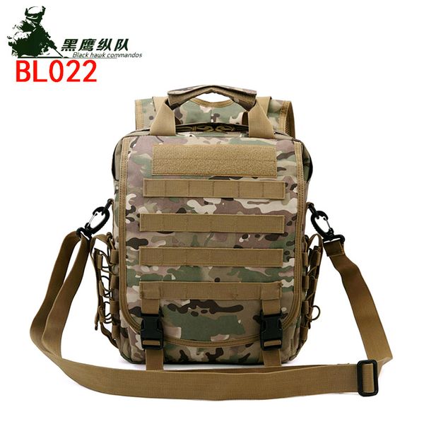 

outdoor army fans tactical camouflage backpack multi-functional backpack messenger bag computer bag can hang wallet
