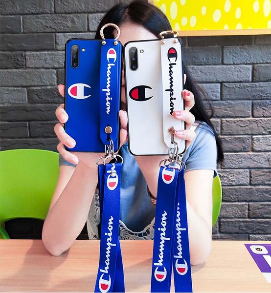 

wholesale designer phone case for samsung galaxy note10 note10+ c8 a9star a9s a8s brand ch@mpion fashion protective brand back cover