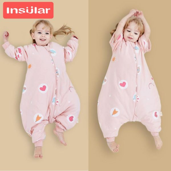 

insular baby sleeping bag winter legs infant sleepsacks autumn spring toddler sleep bag thick warm cotton kids anti-kick quilt