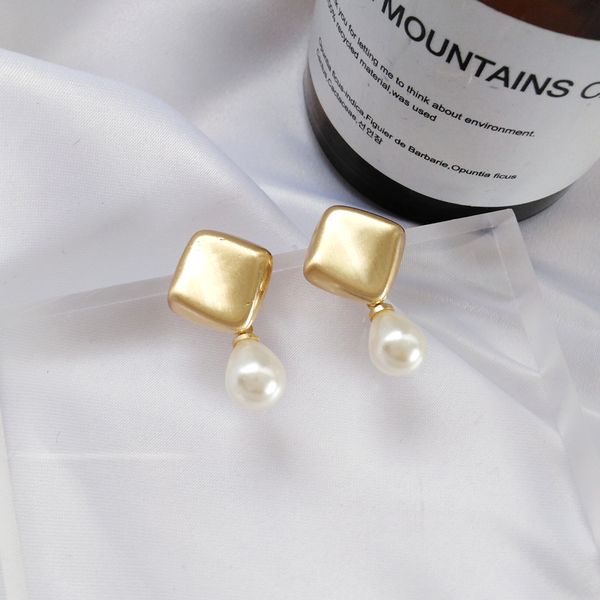 

geometric cute earring, Silver