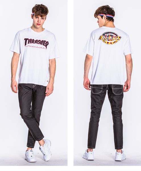 

dickies дорогих мужчины футболка итальянский дизайнер арии личный заказ тенниска спорт casuals мода хлопок дышащая тенниска высокого качеств, White;black