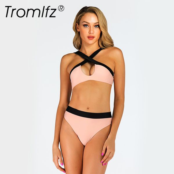 

2020 bikinis women swimsuit swimwear cross bikinis suit swim micro biquini mujer