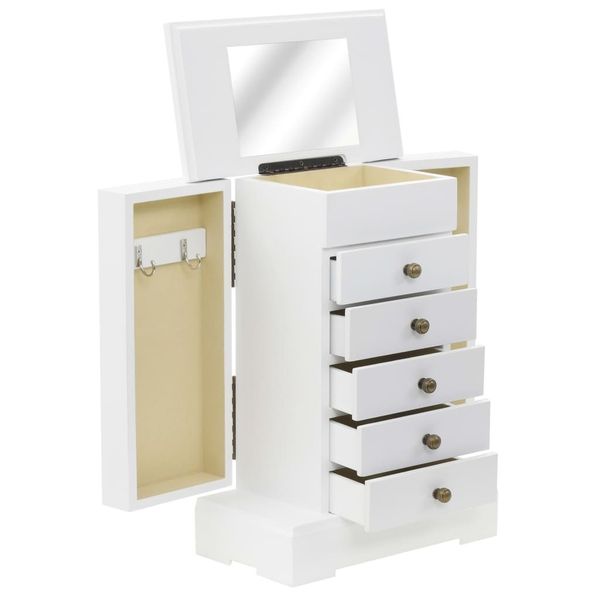 

jewelry box with mirror mdf 25 x 135 x 34 cm pet supplies home garden