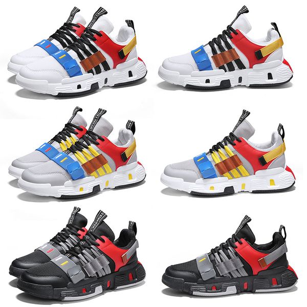 

2019 new awival men white fashion black gray casual running shoes sports sneakers size 39-44, White;red