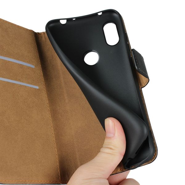 

телефон кошелек флип магнитный кожаный чехол для xiaomi redmi note 6 pro