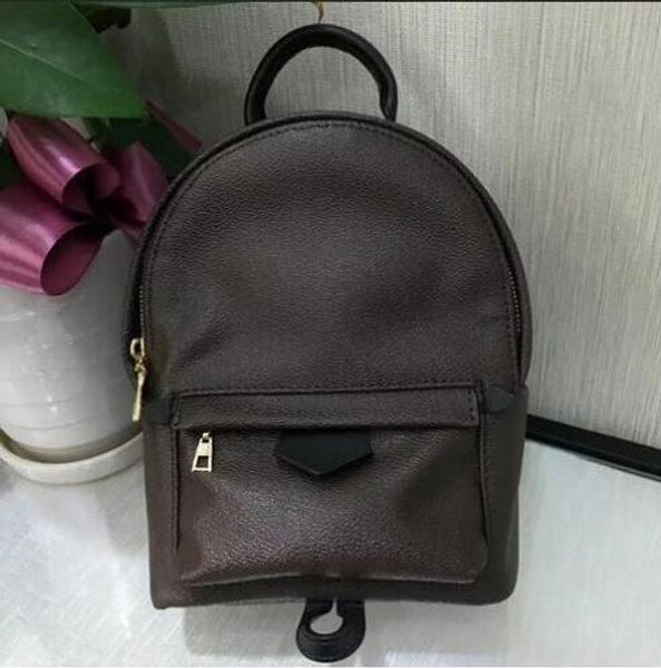 

2019 woxk fashion backpack bag genuine leather fashion women classic flower brown ing