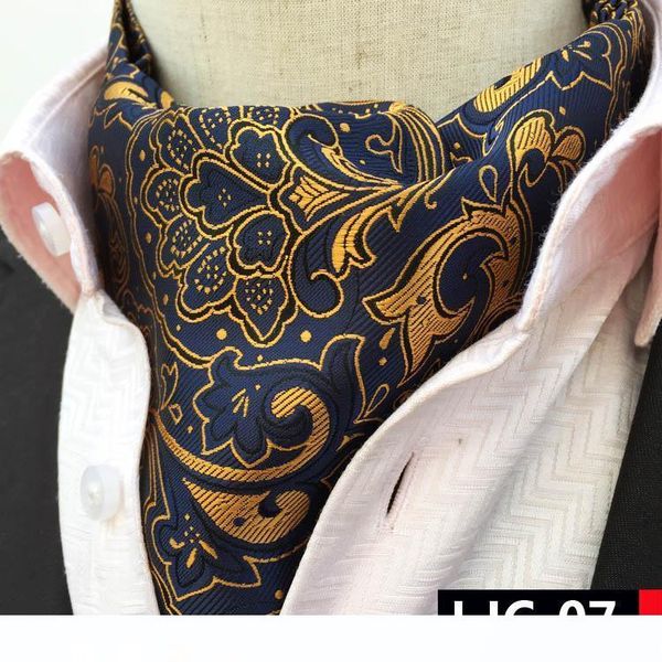 

2017 человек уникальный конструктор ascots luxury paisley воротник платочек для банкет свадебные украшения, Blue;white