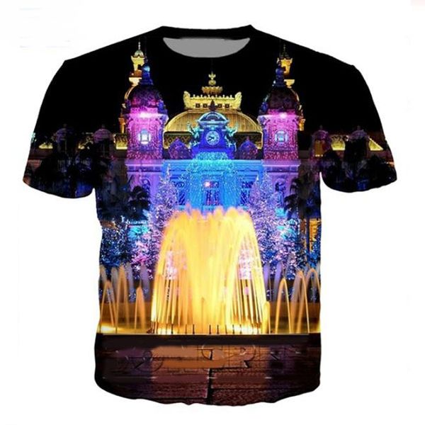 

new fashion mens / womans las vegas shirt summer style funny 3d print casual t-shirt plus size af0496, White;black