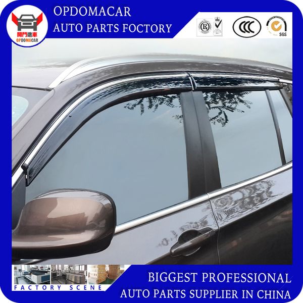 

4 piece injection molding trim vent shade rain sun wind deflector window visor for x1 x3 x5 x6