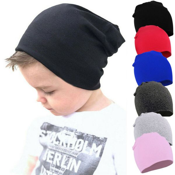 

2020 baby stuff accessories baby hats beanies winter warm girl boy toddler infant kids children solid hat cotton soft warm cap, Yellow